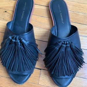 Loeffler Randall Fringe Slides